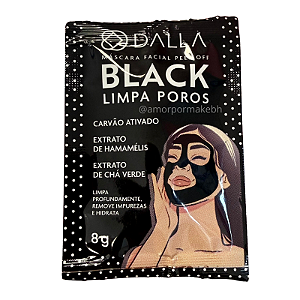 Máscara Facial Black Limpa Cravos Peel - Dalla