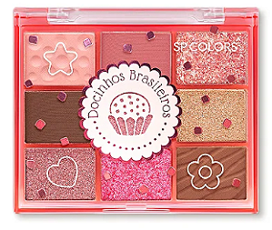 Paleta de Sombras Docinhos Brasileiros B - SP Colors