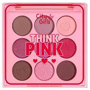 Paleta de sombra Think Pink B - City Girls