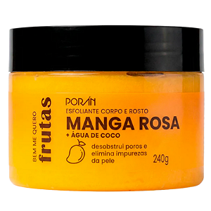 Esfoliante Manga Rosa Corpo e Rosto - Porán