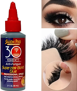 Cola Para Cílios Preta - Salon Pro