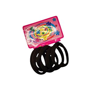 Elástico de Cabelo Preto Premium — Fixação Forte Sem Marcar