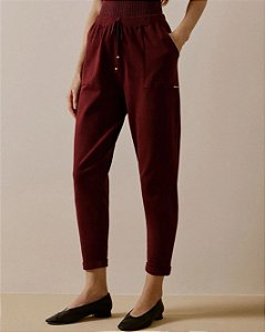 CALÇA FEMININA EM TRICÔ ANSELMI
