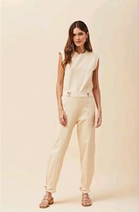 CALÇA VOAR ALFAIATARIA EM MALHA KING FEMININO