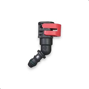 1 Conector Engate Rapido Combustivel 45° 8mm X 8mm