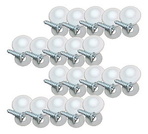 1 Kit Parafuso Forro Porta Fusca Brasilia Kombi Branco