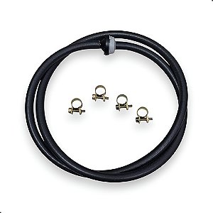 1 Metro Mangueira Serve Freio 1 Válvula 4 Abraçadeiras 8mm