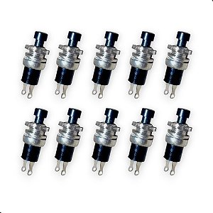 10 Botão Auxiliar Partida Frio Buzina Injetor Universal 32mm