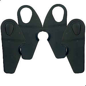 10 Kit Capa Lateral L/ Banco Preto Kadett Gsi Gol Gti Gts