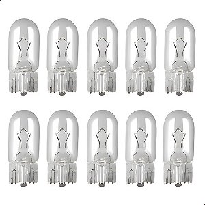 10 Pçs Lâmpada Luz Placa Farol Teto Gol G5 Fox Bora Jetta Up