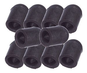 10 Pçs Tampao Borracha Cano Ar Quente Universal 20mm Interno