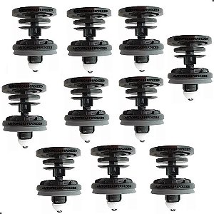 10 Presilha Grampo Forro Golf Jetta Polo Tiguan Passat