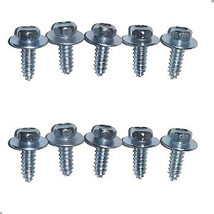 100 Parafusos Paralama Gol Passat Brasilia Variant 6,3x19