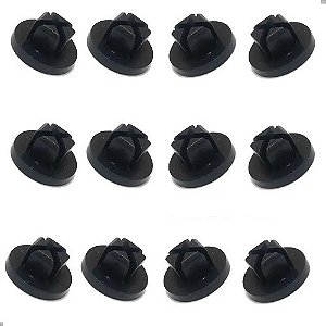 12 Bucha Fixação Alça Teto Pqp Opala Caravan Chevete