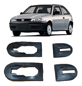 Kit Guarnição Maçaneta Externa Porta Gol Parati G3 G4 2 Pts