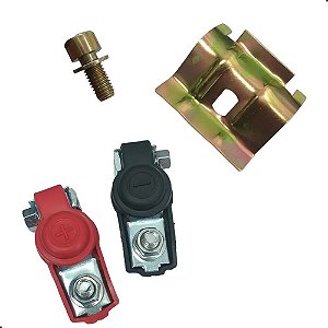 Suporte Fixação Bateria + Terminal Bateria Kadett Ipanema