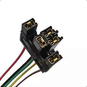 Chicote Plug Do Botão Vidro Eletrico F1000 F4000 Escort