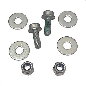 Kit Parafuso Fixação Placa Mercosul Moto Pcx Cg Titan Start