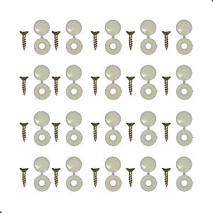 Kit Parafuso Forro Porta Fusca Brasilia Kombi Bege 20pcs