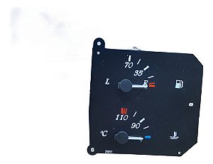 Relógio Temperatura Gasolina Omega 93 Até 98 Fundo Verde Vdo