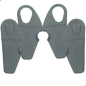 Capa Lateral Banco Recaro Gol Voyage Parati Saveiro Cl Cinza