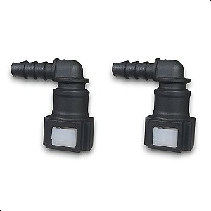 Par Conector Flange Bomba Combustível Gol Parati Saveiro G2