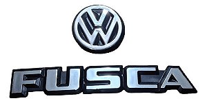 Emblema Tampa Traseira Fusca Kit 2pcs Fusca  Volkswagen 50mm