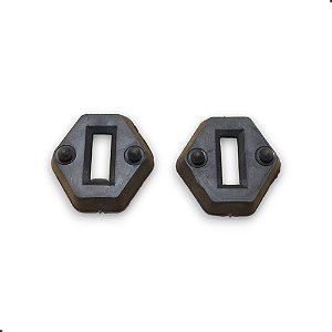 Par Borracha Limitador Porta Vw Fusca Variant Brasilia Tl Zé