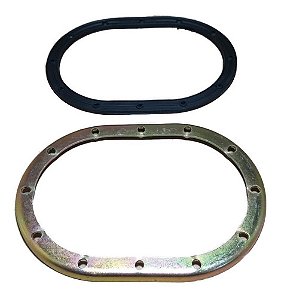 Chapa Fixaçao Flange Boia Uno Fiorino Tempra 12 Furos