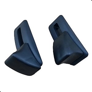Kit Botão Arremate Trava Banco Dianteiro Celta Preto