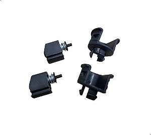 Jogo Bucha Dobradica Tampa Traseira Fiat Strada 08/20 Metal