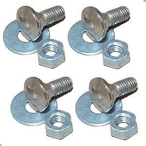 Parafuso Parachoque Passat Gol Voyage Parati Kit 4pcs Até 84