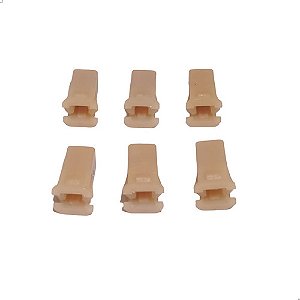 Kit Bucha Fixação Farol Paralama 9x9mm Ford Gm 6pcs
