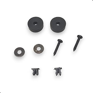 Kit Fixação Placa Distanciador Parafuso Bucha 7x7 Mm 1 Placa