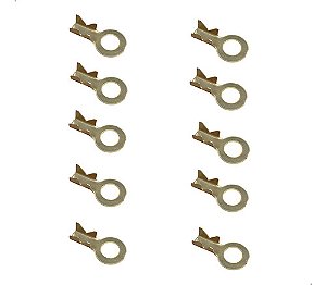 Terminal Eletrico Furo Olhal 8mm 5/16 C/ 10 Unidades