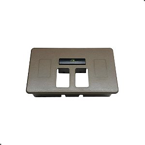 Moldura Botao Vidro Eletrico Santana Versailes Marrom