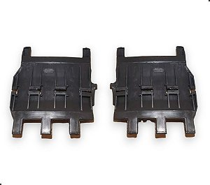 Par Suporte Guia Parachoque Dianteiro Ford Ka 97 A 08 Preto