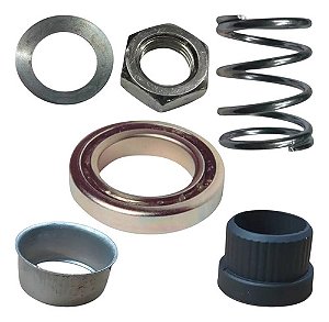 Rolamento Coluna Direção + Mola + Arruela - Kombi 98 Até 13