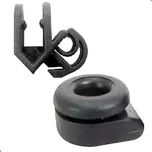 Bucha + Grampo Haste Capo Trava Fiesta Ka Escort Hobby Logus