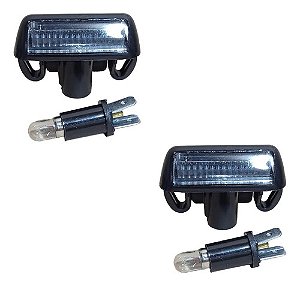 Lanterna Placa Ford Corcel Belina 78/84 C/ Lamp E Soq (par)