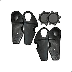 Capa Lateral Banco Recaro Preto Gol Gti Gts Gt Kadett Gsi