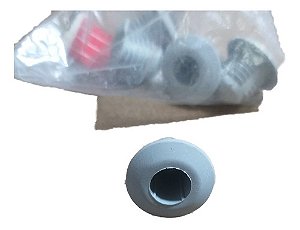 Tampao Cinza Original Fiat Furo 16mm Grampo Forro Diversos