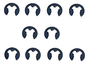 Anel Trava Retenção Elástico Trava Eixo 8mm - M8 - 10pcs