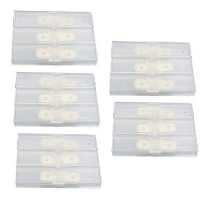 Conector Terminal Eletrico 6,3mm 3x3 3 Entrada 3 Saida (5pc)