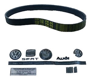Correia Alternador Gol Up Fox 1.0 3cc 6epk701 04c903137d..