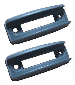 Moldura Da Alça Levantar Banco Palio Original Grafite 2pcs