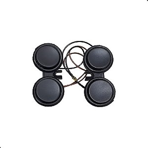 Botão Buzina Volante 4 Bolas Gol Gts Gti Passat Pointer Vw