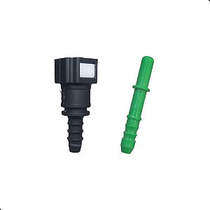 Conector Engate Rapido Gasolina Reto 8mm N°05