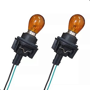 Par Soquete Pisca + Plug + Lampada Fiat Uno Vivace