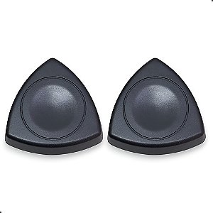 Manopla Banco Gol Bola Parati Saveiro 97 Até 08 Preto (par)